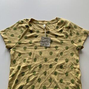 Kate Quinn Organics Women Thin Rib Moss Cactus Womens Basic Tee M Medium